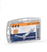 Durable Enclosed Security Pass Holder 54x87mm Holds 1 ID/Security Card Transparent (Pack 50) - 999108012